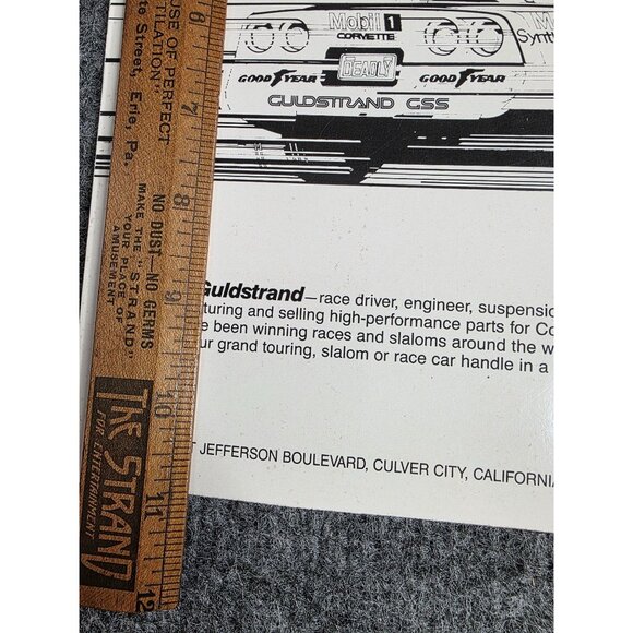 Guldstrand Engineering Corvette Grand Sport 80 Preparation Manual Catalog 1988 - Picture 3 of 7